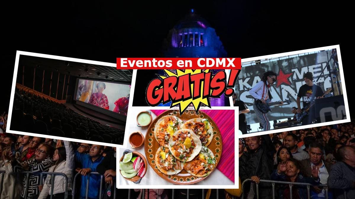 Eventos gratis en CDMx de 27 al 29 de septiembre