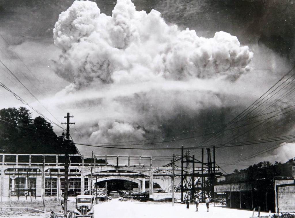 Explosión de la bomba atómica en Nagasaki