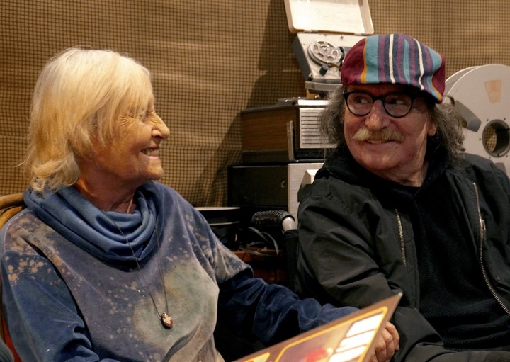 Charly García y María Rosa Yorio en el reencuentro de Porsuigieco. Foto gentileza INAMU y Rubén Andón
