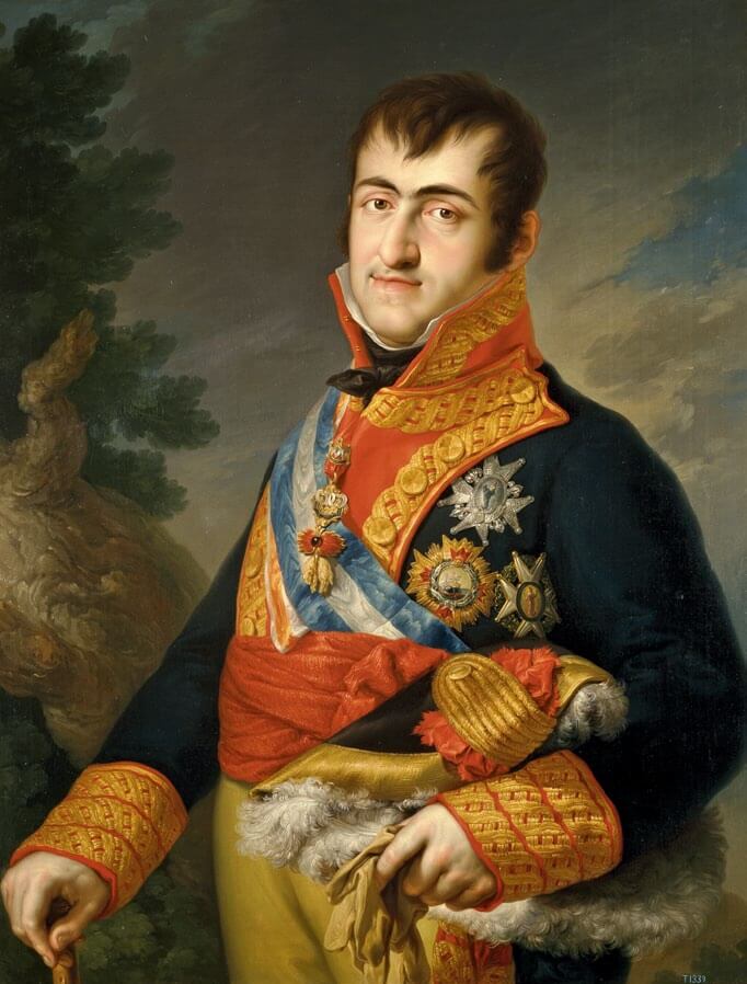 Fernando VII con uniforme de capitán general, de Vicente López Portaña