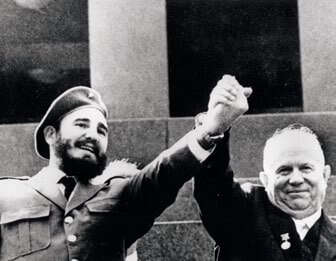 Fidel Castro y Kruschev