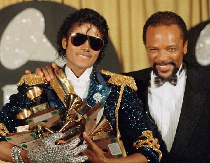 Quincy Jones junto a Michael Jackson, una sociedad brillante. (AP)