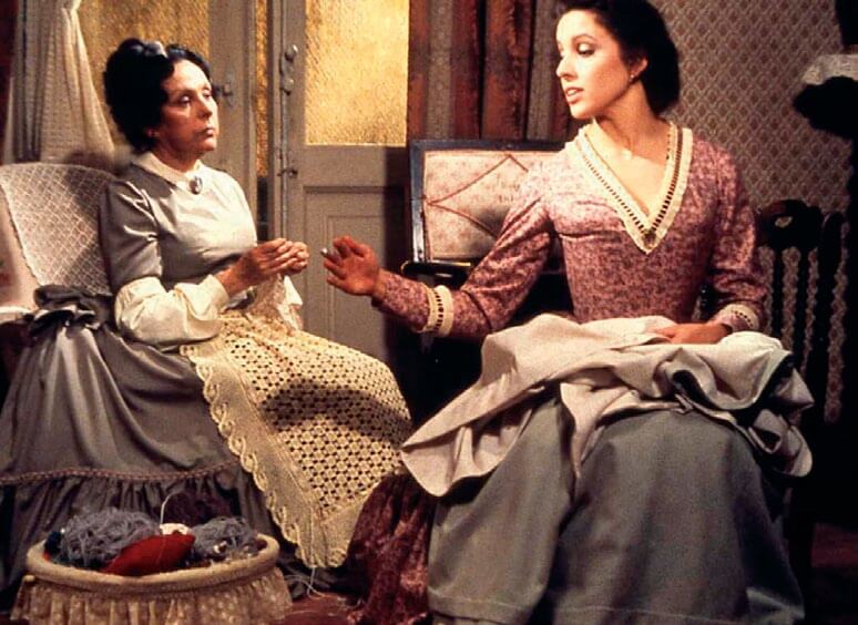 Fotograma de la serie de RTVE Fortunata y Jacinta