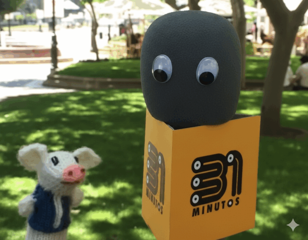 Mico el Micrófono, el emblemático reportero de 31 Minutos, será el protagonista del taller donde los fans podrán armar su propia figura del personaje.