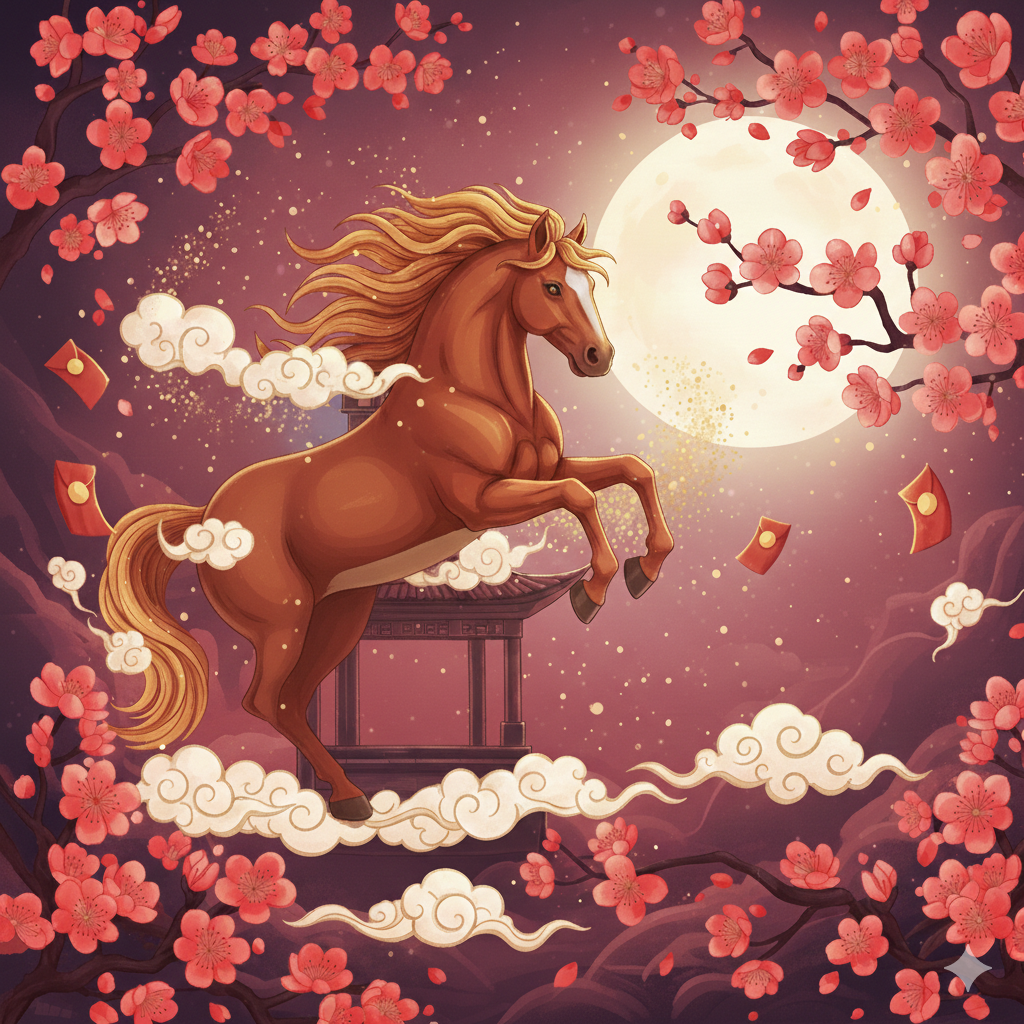 El Caballo es el animal que rige el Año Nuevo Chino 2026 y se asocia con la energía, la independencia y el movimiento constante.