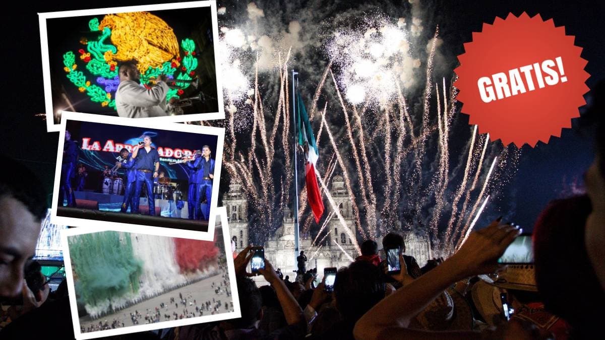 Eventos para dar el grito de independencia en CDMX