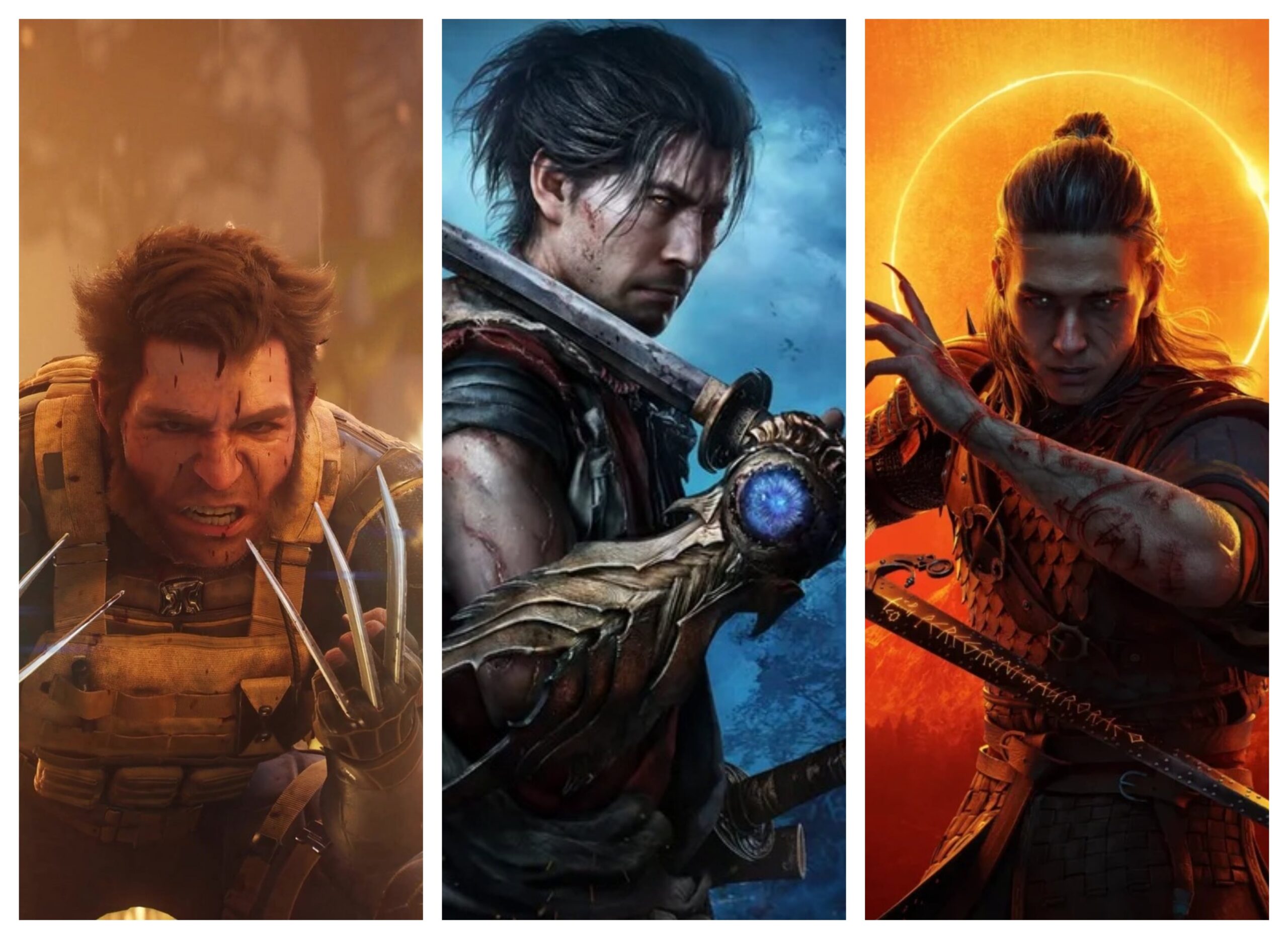 Imágenes de 'Lobezno', Onimusha' y 'Blood of Dawnwalker'.