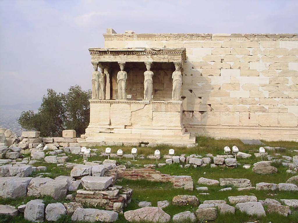 Erectón (Acropolis, Atenas). Las Pátinas