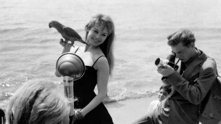 Brigitte Bardot durante la novena edición del Festival de Cannes. Foto: AFP. 