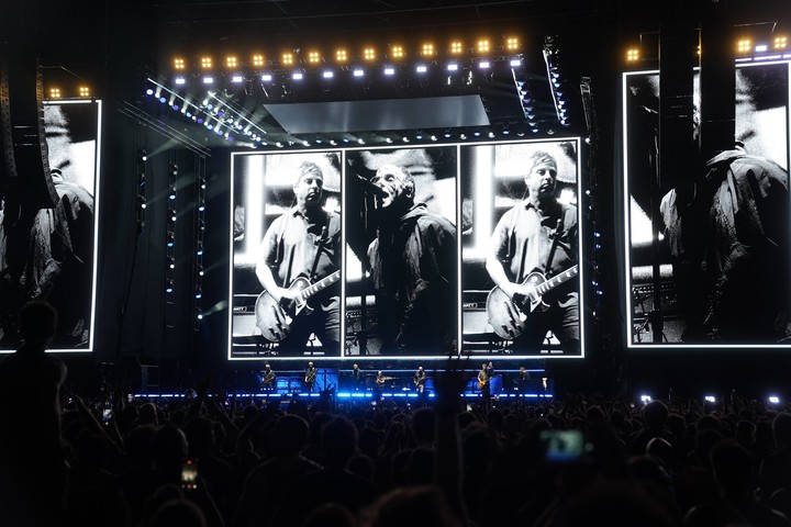 Show de Oasis en el estadio River Plate. Foto Juano Tesone 