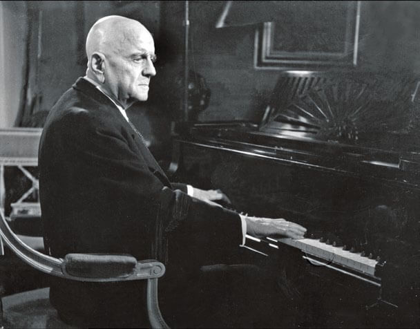 El músico finlandés Jean Sibelius