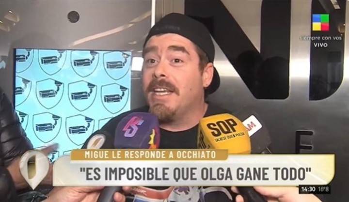 Migue Granados dio su versión del conflicto y buscó bajar los decibeles. Captura.