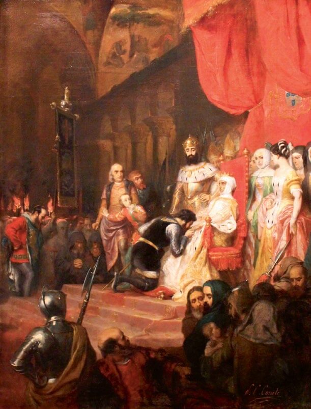 La coronación de Inés de Castro en 1361