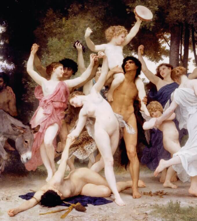 La juventud de Baco, de Bouguereau