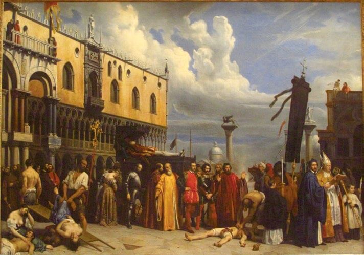 Los honores funerarios otorgados a Tiziano