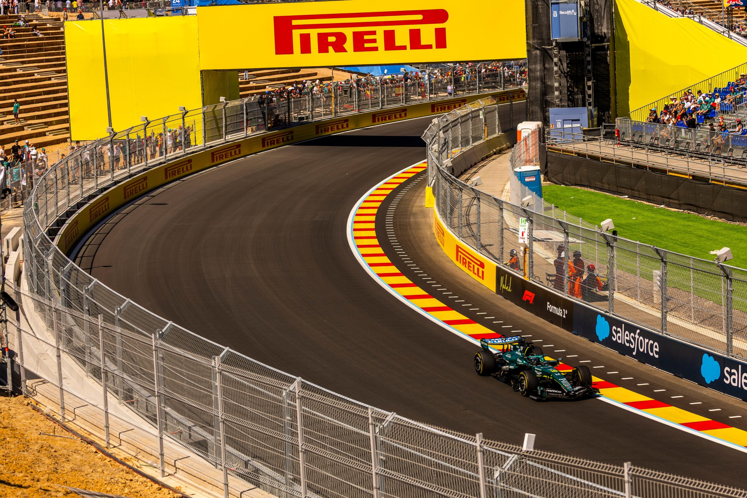 Primera sesión de entrenamientos libres de Madring, el circuito de F1 de Madrid, en Ifema, el 11 de septiembre de 2026