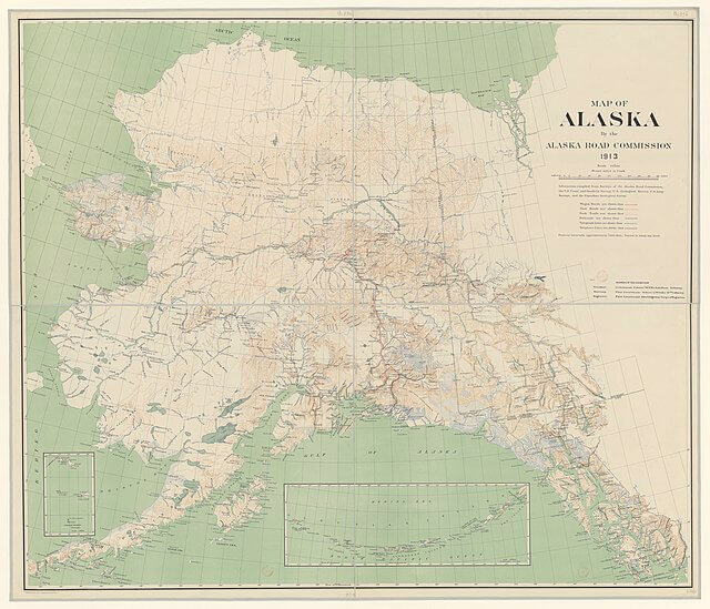 Mapa de Alaska