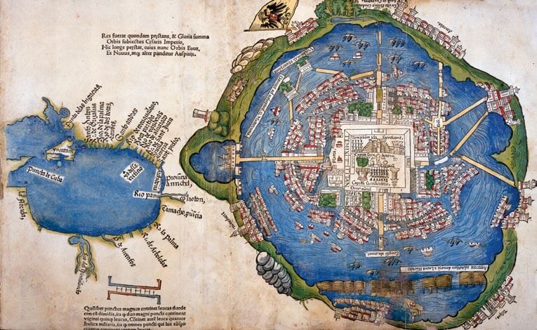 Mapa de Tenochtitlán