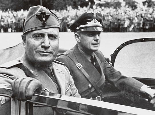 Mussolini con Von Ribbentrop