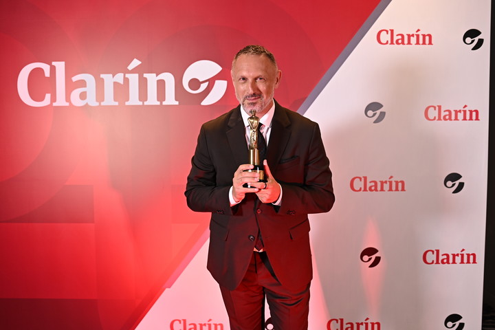 David Kavlin, el primer ganador de la noche de APTRA. Foto Pedro Lázaro Fernández.