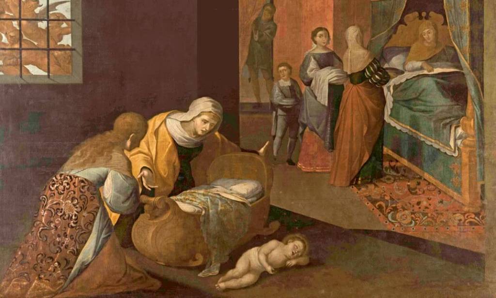 Nacimiento de santo Domingo de Guzmán