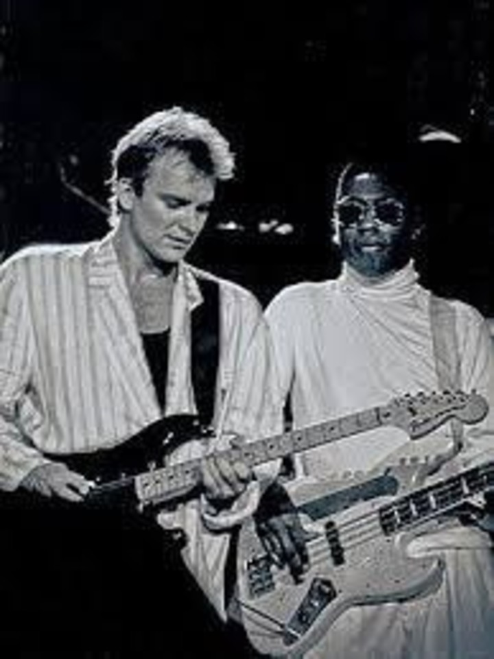 Sting con Darryl Jones, que luego se fue con los Rolling Stones. Foto FB/djones