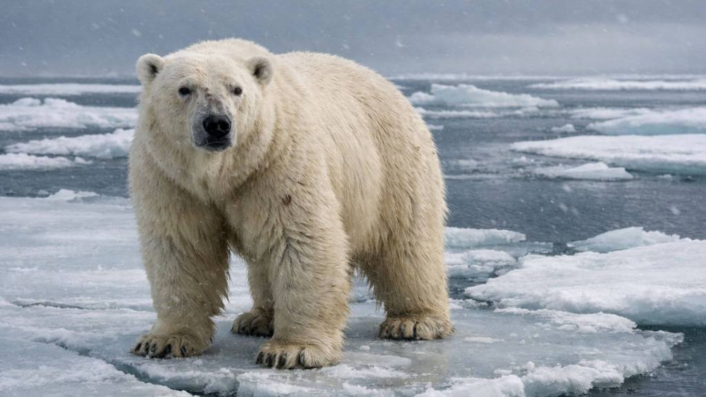 El calor del Ártico no solo reduce el hielo: también deja huellas medibles en la biología de los osos polares.