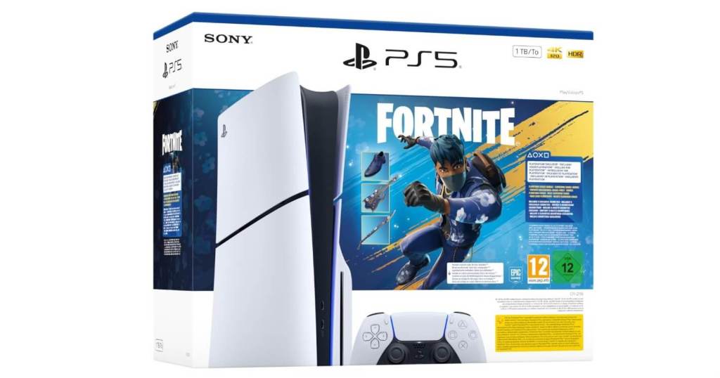 PS5 Slim Digital + Fornite Flowering Chaos