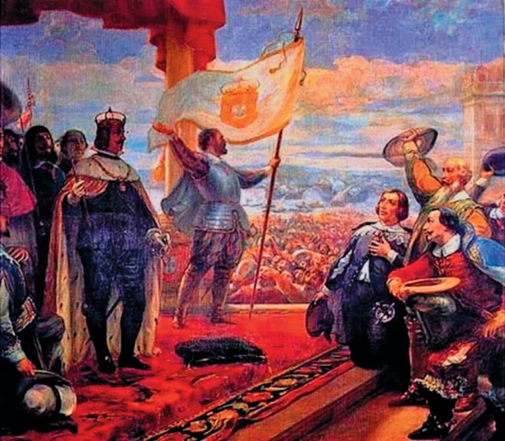 Proclamación de Juan IV como rey