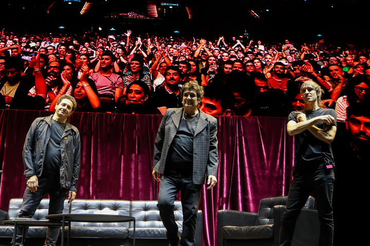 Divididos realizó la escucha de su nuevo disco en el Movistar Arena. Foto: Antonio Becerra