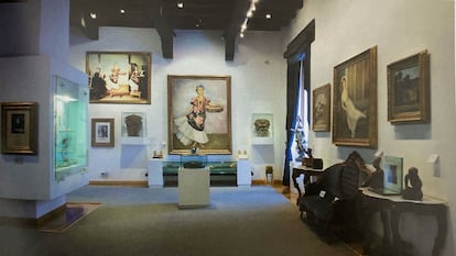 Sala principal del Museo Dolores Olmedo.
