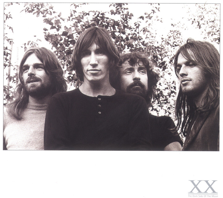 Pink Floyd en los años '70: Rick Wright, Roger Waters, Dave Mason y David Gilmour. Foto de prensa