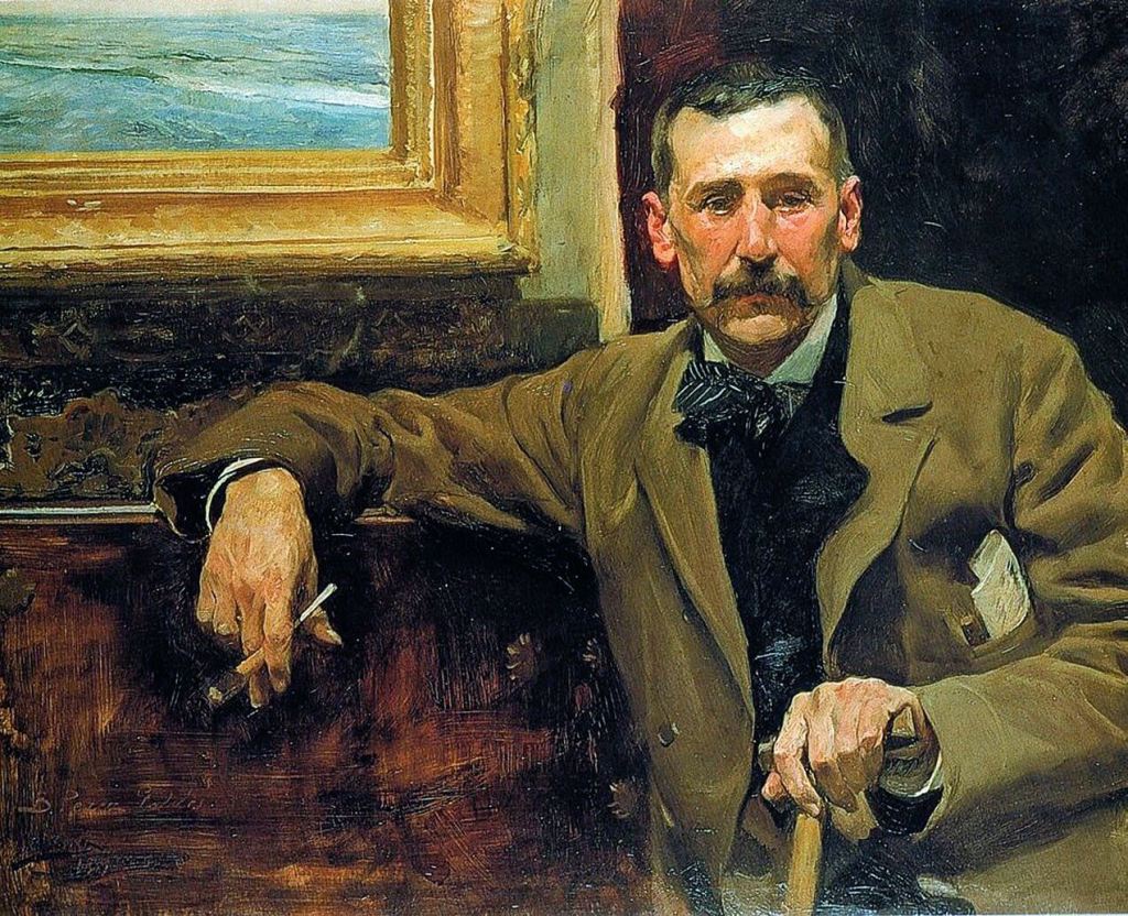 Retrato de Benito Pérez Galdós, por Sorolla