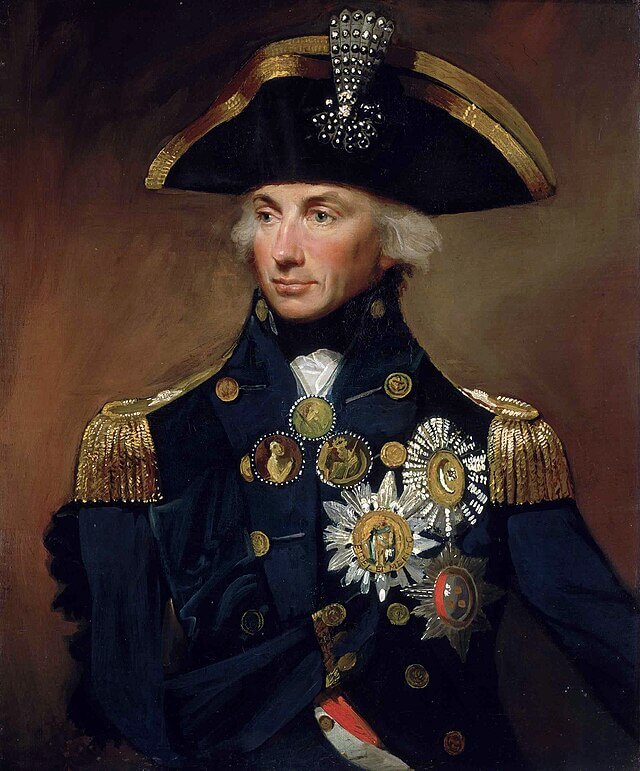 Retrato de Horacio Nelson, de Lemuel Francis Abbot