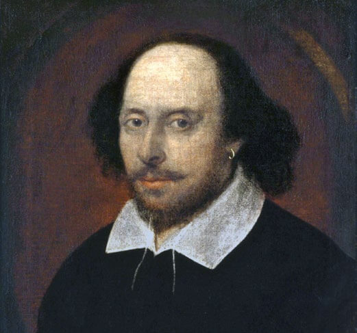 Retrato del escritor William Shakespeare