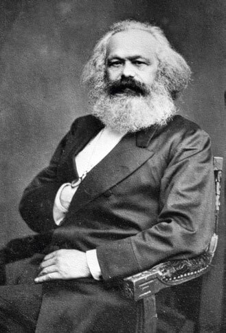 Retrato fotográfico de Karl Marx