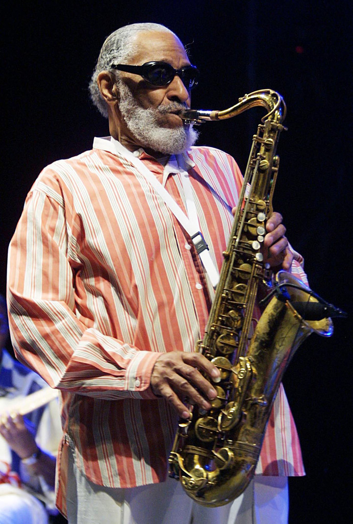 Sonny Rollins en el Festival de Jazz de Umbria, Italia, en 2003. Foto: AFP