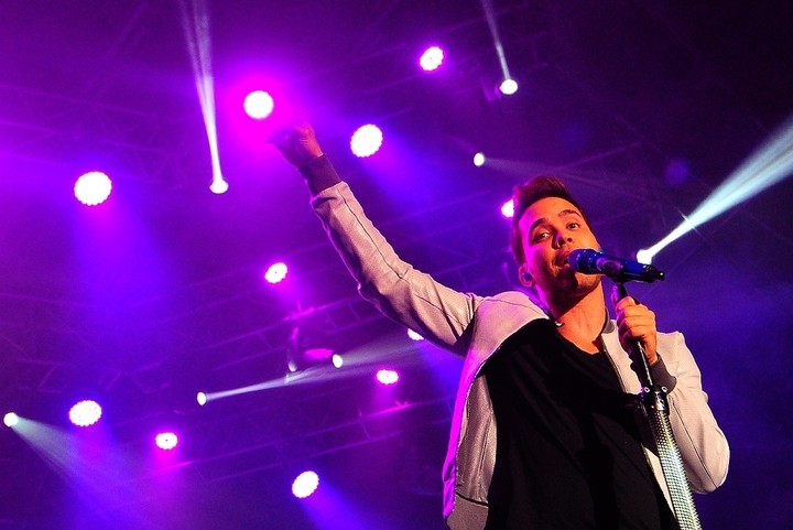 Prince Royce en vivo durante una de sus primeras visitas a la Argentina, en 2016. Foto: Agencia San Luis