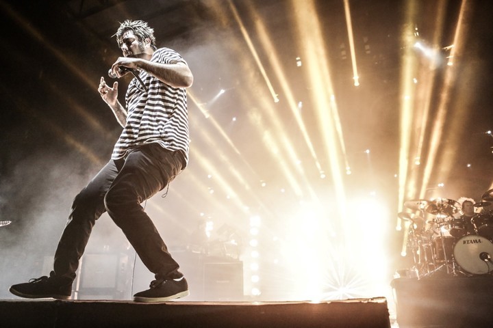 Chino Moreno, de Deftones, referentes del metal en Lollapalooza Argentina 2026.