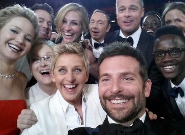 En el récord. El 3 de marzo de 2014, Ellen DeGeneres publicó una selfie en la entrega del Oscar. Fue compartida 3 millones de veces.