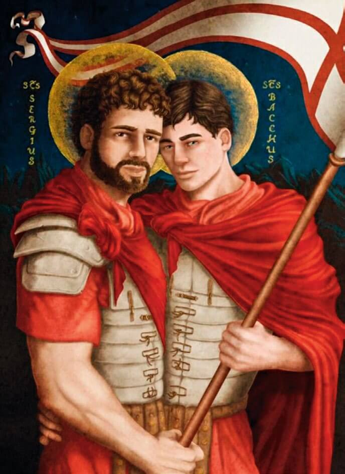 San Sergio y san Bosco, obra de Alessio Ciani