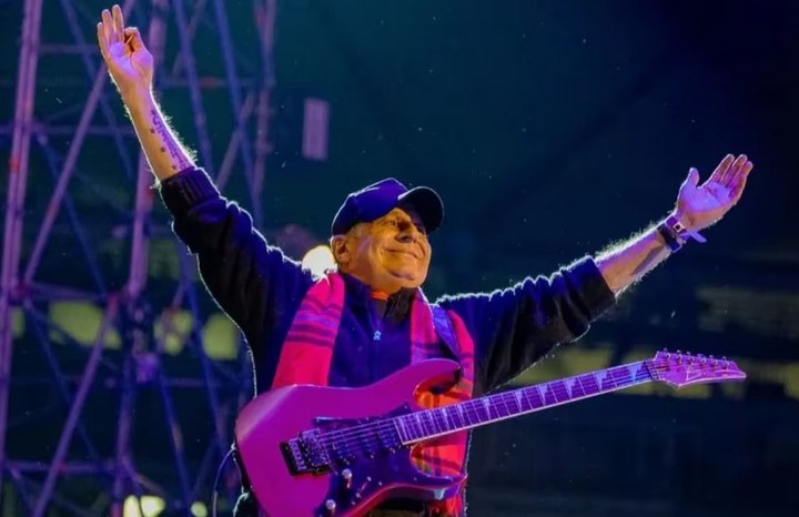 Nacho Smilari, un guitarrista histórico del rock argentino.