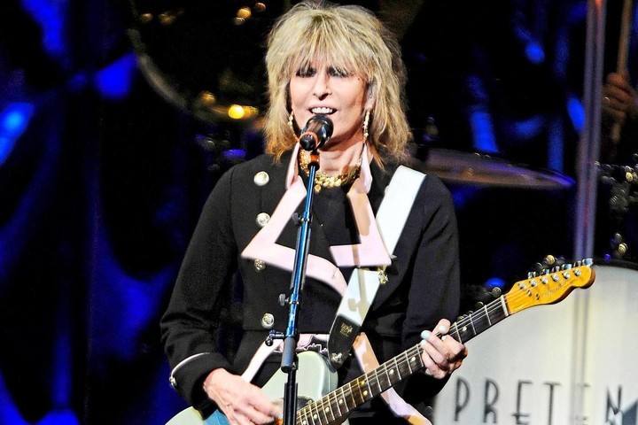 Chrissie Hyned en vivo con su legendaria banda The Pretenders.