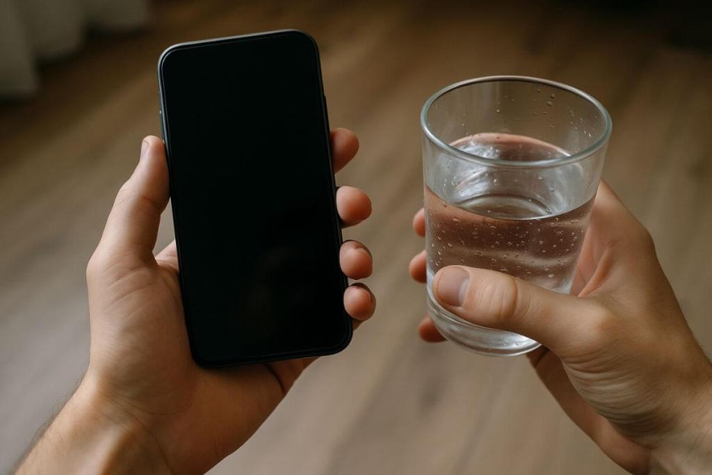 Tu dedo podría avisarte cuándo tomar agua, una nueva tecnología convierte la pantalla del móvil en sensor de hidratación