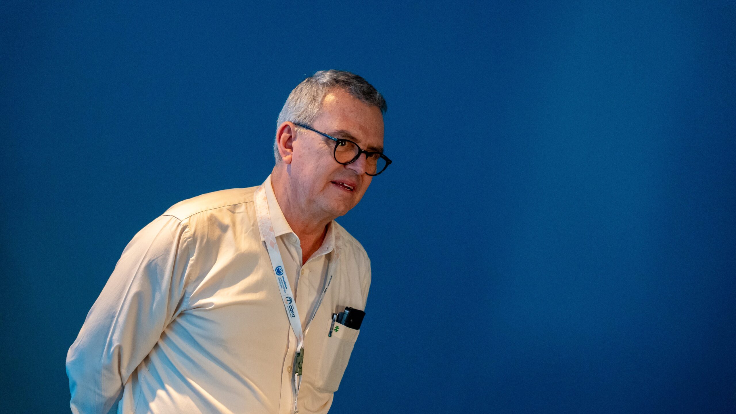 Edgar Gutiérrez Espeleta este agosto en la COP17, en Ulán Bator en una imagen de la UNCCD.