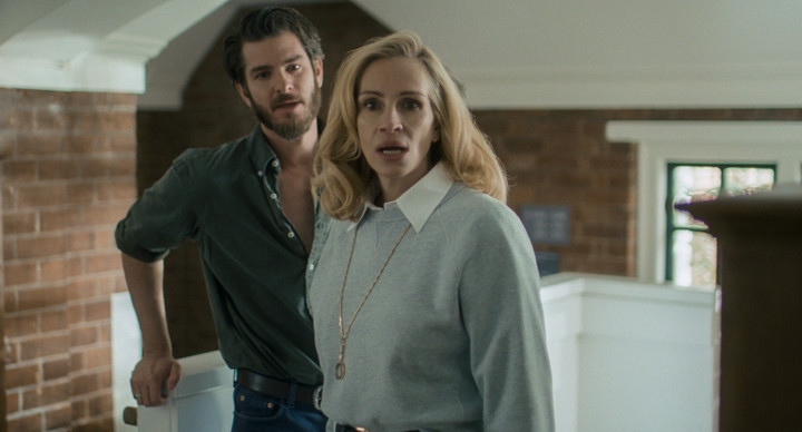 Julia Roberts y Andrew Garfield, complicados. Foto Sony/UIP