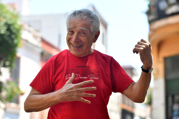 Bernardo Baraj fue saxofonista de grandes bandas del rock argentino. A sus 80 años sigue batallando con sus proyectos. Foto: Enrique García Medina
