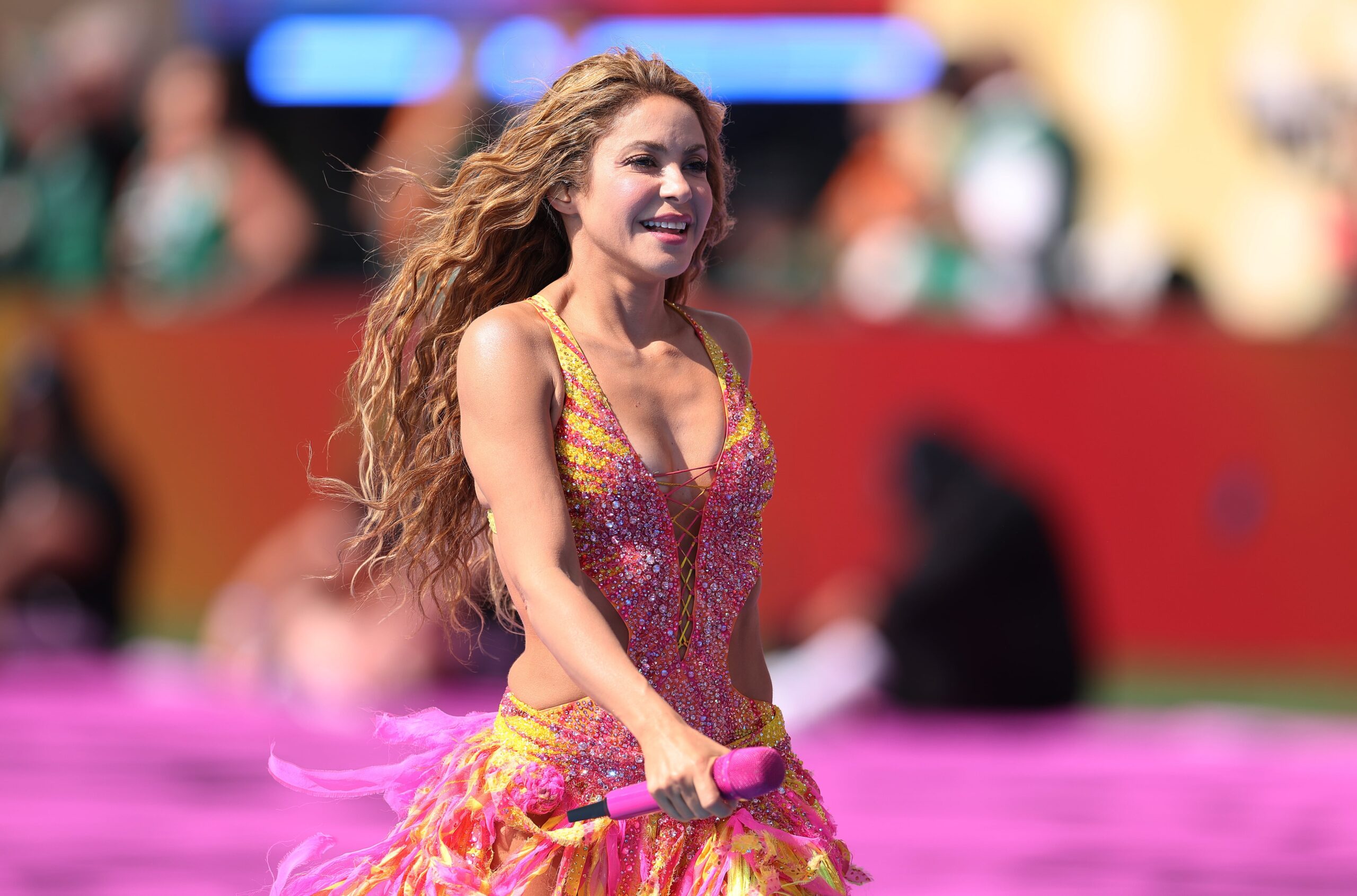 Shakira durante la final del Mundial del 2026.