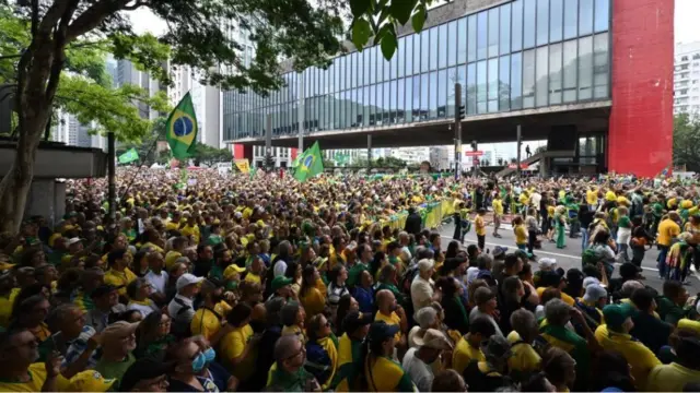Manifestación masiva en Sao Paulo en 2023