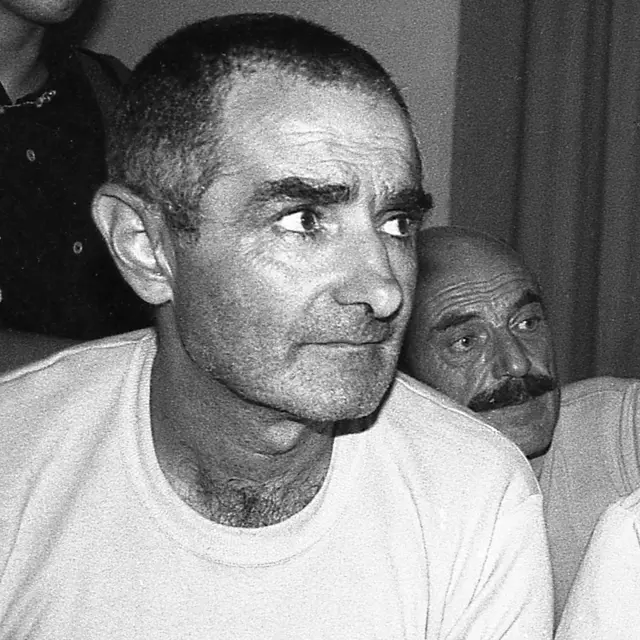 Mujica en 1985 tras ser liberado.